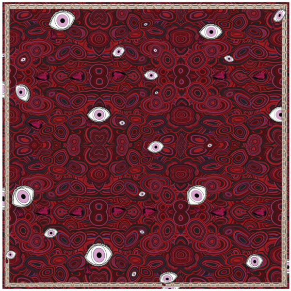 red eye scarf by yazi