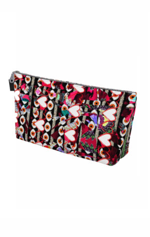 CONFUSION ORANGE PRINT POUCH